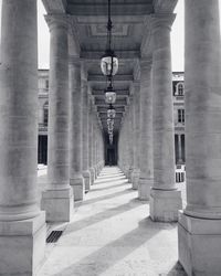 Corridor of historic building