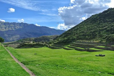 Scenic view of landscape against sky