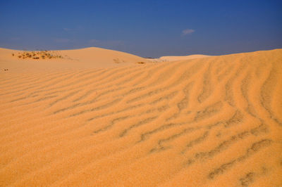 Scenic view of desert against sky