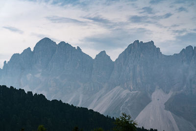 A view of the dolomites