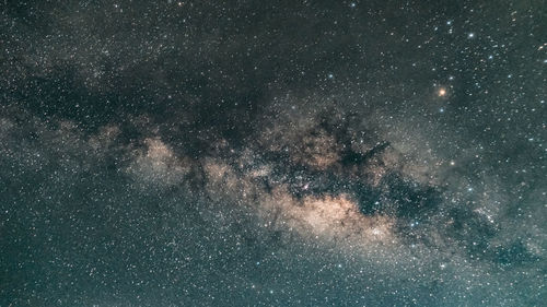 Low angle view of sky at night