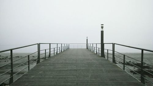 Pier on sea