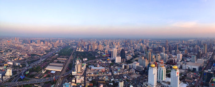 Aerial view of city