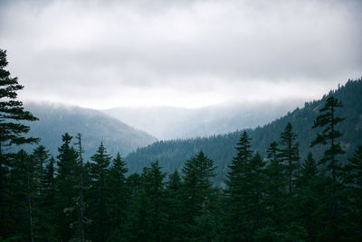 Mountain landscape with clouds. amut, khabarovski kary.