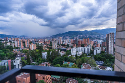 Cityscape against sky