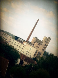 Low angle view of building against sky