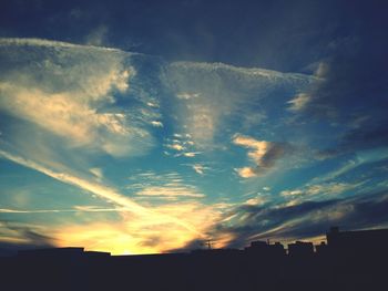 Scenic view of sky at sunset