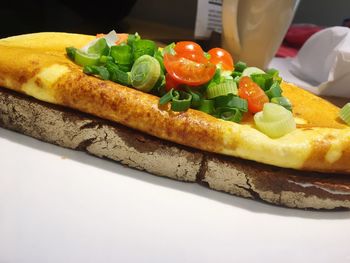 Close-up of food in plate