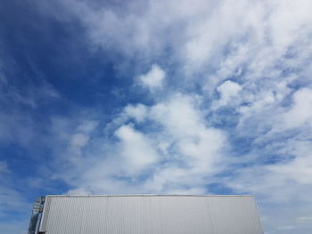 Low angle view of building against sky