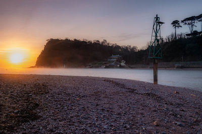 Scenic view of sunset