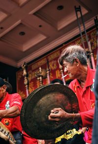 People in temple