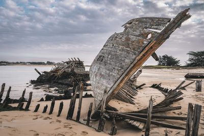 Wreck on the beach