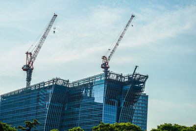 Low angle view of buildings against sky