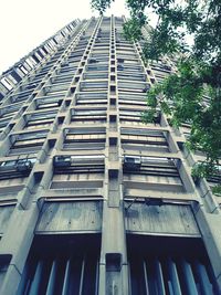 Low angle view of building against sky