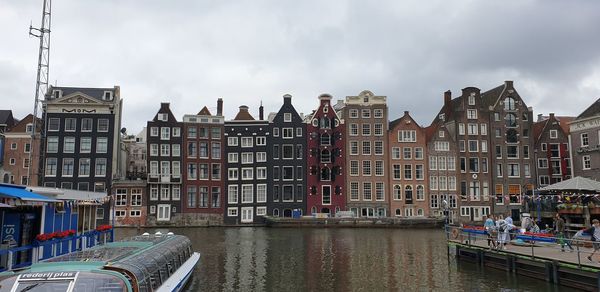 Panoramic view of buildings against sky