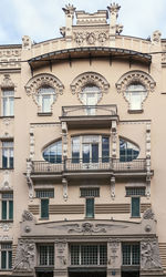 Low angle view of building against sky