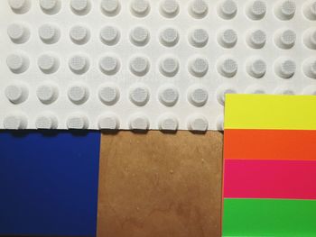 Close-up of multi colored pencils