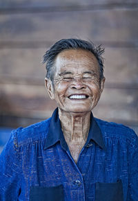 Portrait of man smiling
