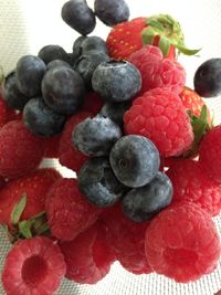 Close-up of strawberries in bowl