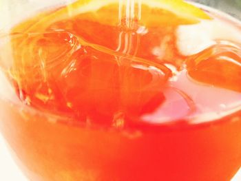 Close-up of drink on table