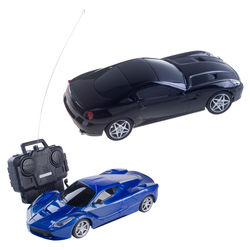 High angle view of toy car on white background