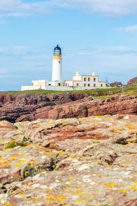 Rua reidh lighthouse, near gairloch in wester ross, scotland, nc500.