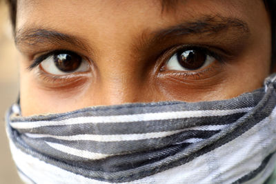 Close-up portrait of man