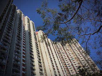 Low angle view of modern building