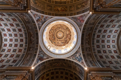 Low angle view of dome of building