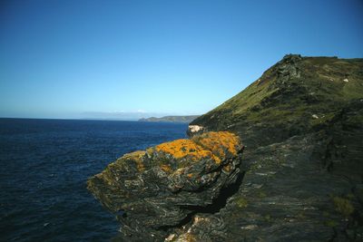 Rock formations at seaside