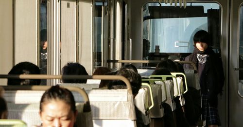 Man looking at camera