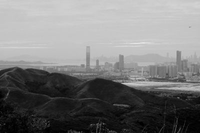 Cityscape against sky