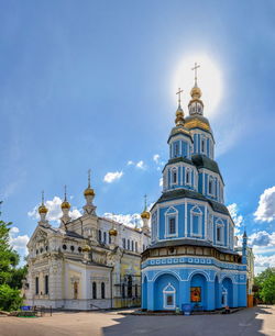 Low angle view of building against sky