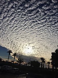 View of sky at sunset