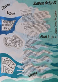 Close-up of text on paper