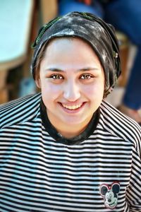 Portrait of smiling boy