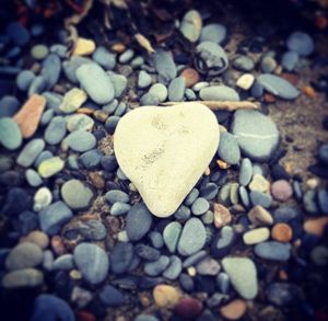 Close-up of pebbles
