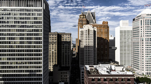 Skyscrapers in city