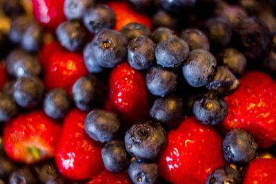 Full frame shot of strawberries