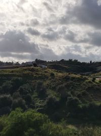 Scenic view of landscape against sky