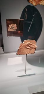 Close-up of chair on table against wall at home