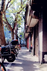 Street amidst buildings in city