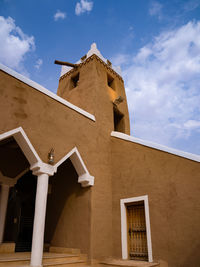 Low angle view of building against sky