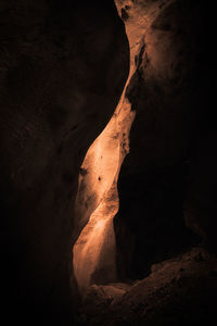 Low angle view of rock formation in carlsbad caverns national park - new mexico