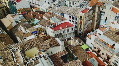 Residential buildings in city