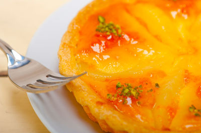 Fresh home baked pears pie dessert cake tart