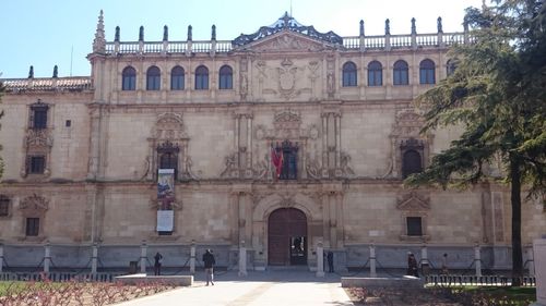 Facade of historic building