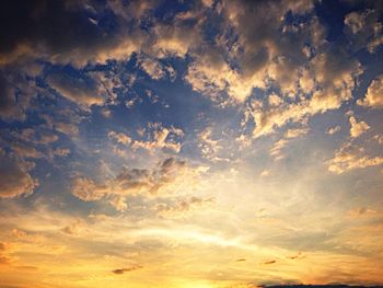 Scenic view of dramatic sky