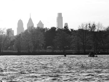 River with buildings in background