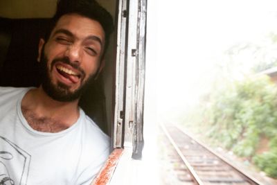 Portrait of young woman